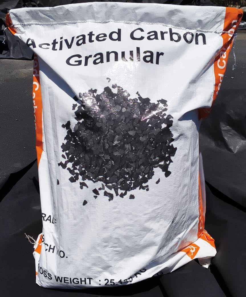 Activated carbon granular — 25 kg export bag